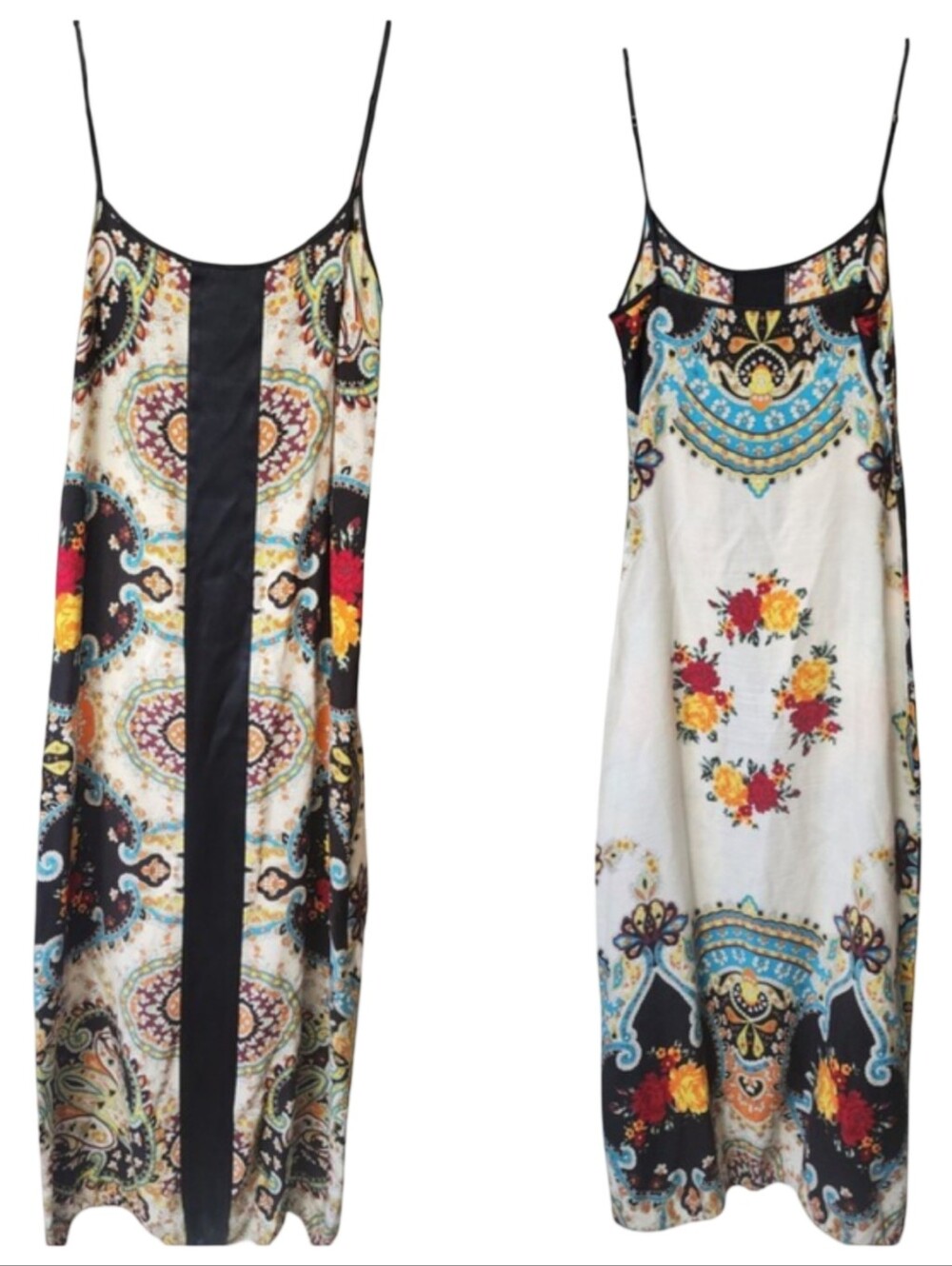 ✨ TAKA BY TAKAWEAR Paisley Printed Resort Maxi Dress - Size S - EUC